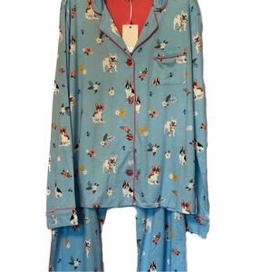 Women PJ Salvage Pajama set, size L NEW w/tags
